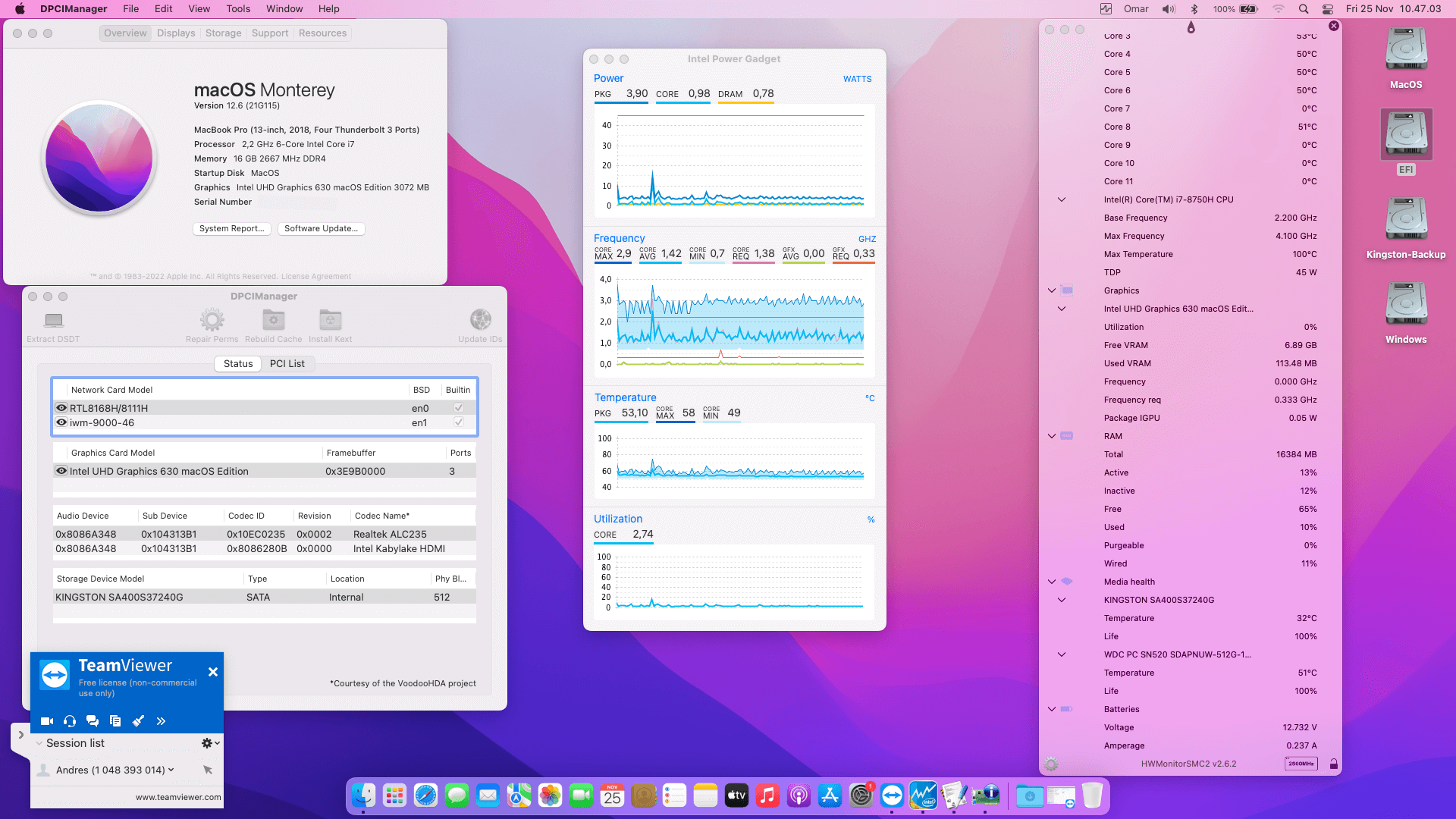 Asus TUF Gaming FX505GE I7T01T [CoffeeLake   Intel UHD 630 + I2C]   OpenCore 1